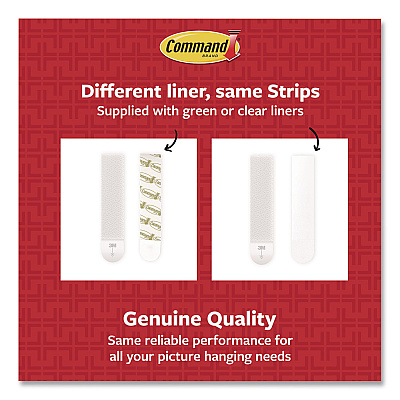 Command Damage-Free Hanging Picture Hanging Strip Pairs, (8) XL (0.86 x 4.37), (6) L (0.75" x 3.65"), (2) Med (0.75 x 2.75), Black (17218BLK16ES)