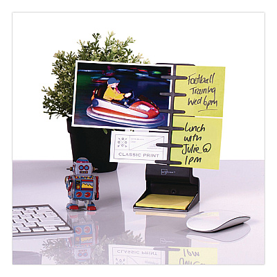NoteTower Mini Note Holder, Plastic, Black (NTR3501)