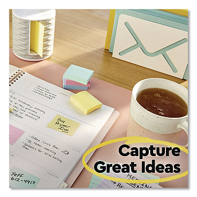 Post-it Notes Original Pads in Canary Yellow, Note Ruled, 3" x 3", 100 Sheets/Pad, 18 Pads/Pack (654144YW)