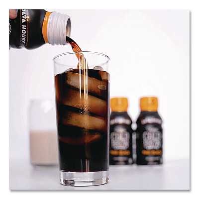 Java House Cold Brew Coffee, Pure Black, 8 oz Bottle, 24/Carton (HFP01781)