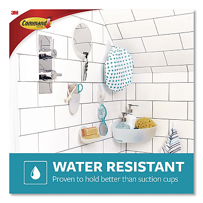 Command Bath Shower Caddy, 11.45 x 4.8 x 4, Clear (70006900693)