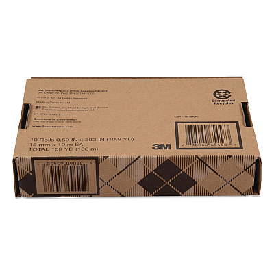 Scotch Expressions Washi Tape, 0.59" x 32.75 ft, Assorted Colors, 10 Rolls/Pack (C31710SIOC)