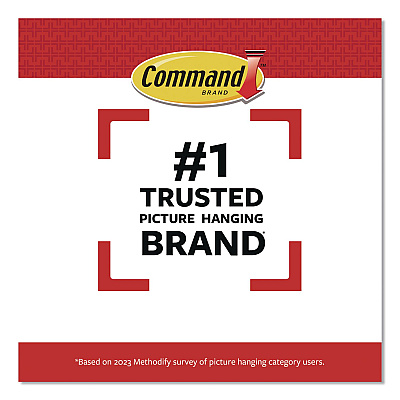 Command Damage-Free Hanging Picture Hanging Strip Pairs, (16) Large (0.75" x 3.65"), (12) Medium (0.63" x 2.75"), White, 28/Pack (MMM1720928ES)