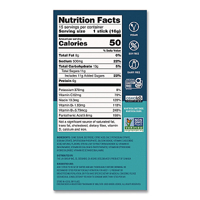 LIQUID I.V. Hydration Multiplier, Popsicle Firecracker, 0.56 oz Stick, 15/Pack (EHC97102)