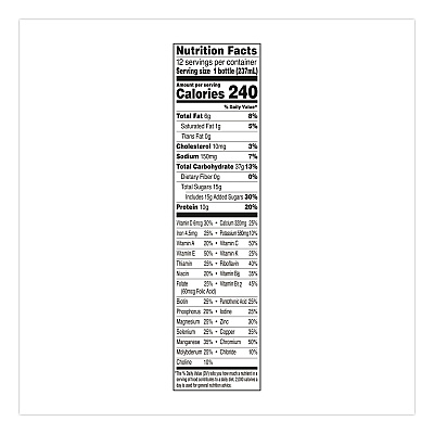 Boost Original Nutritional Drink, Rich Chocolate, 8 oz Bottle, 24/Carton (ZHC48120)