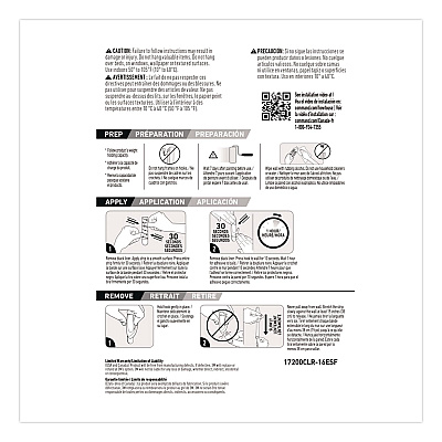 Command Damage-Free Hanging Clear Refill Strips, Value Pack Assortment: (8) Medium(0.73" x 2.75"), (8) Small (0.62" x 2.12"), 16/Pack (17200CLR16ES)