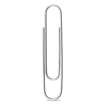 ACCO Recycled Jumbo Paper Clips, Smooth, Silver, 100/Box, 50 Boxes/Carton (72525CT)