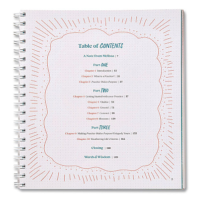 Lifelines Guided Journal: Practice Makes Purpose by Melissa Bernstein and Shiri Mund, PhD, Green Tree Cover, (90) Sheets (171101)