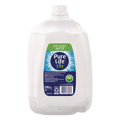 Nestle Waters Distilled Water, 1 gal Bottle, 6 Bottles/Carton (12532472PK)