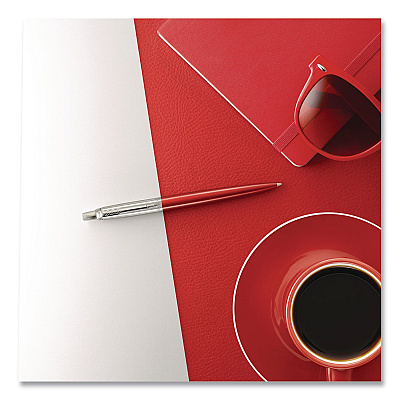 Parker Jotter Retractable Pen and Pencil Set, (1) Medium Blue Ballpoint Pen, (1) Medium Black Gel Pen, (1) 0.7 mm Mechanical Pencil (2032740)