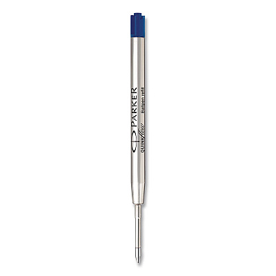 Quinkflow Refill for Parker Ballpoint Pen, Medium Conical Tip, Blue Ink, 3/Pack (2119152)