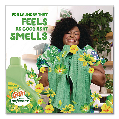 Gain Fabric Softener, Original Scent, 140 oz Bottle (10067)