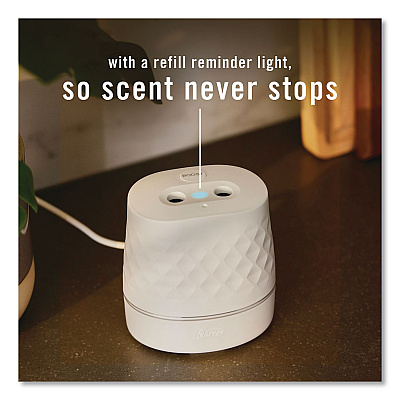 Febreze Plug Scent Booster Oil Diffuser, 4.44 x 5.43 x 4.25, White (14637)