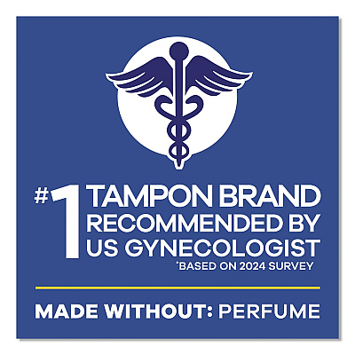 Tampax Pearl Tampons, Light/Regular/Super Absorbency, 47/Pack (71447)