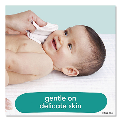 Pampers Baby-Clean Wipes, 6.7 x 7, Baby Fresh, White, 72 Wipes/Pack, 6 Packs/Carton (73278)