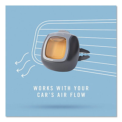 Febreze CAR Air Freshener, Linen and Sky, 2 mL, 2/Pack (811131)