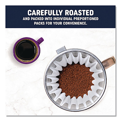 Pick Me Up Provisions French Roast Coffee Fraction Pack, 2.2 oz, 42/Carton (BHS90366)