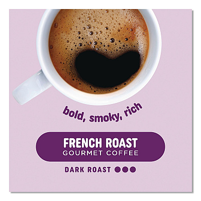 Pick Me Up Provisions French Roast Coffee Fraction Pack, 2.2 oz, 42/Carton (BHS90366)