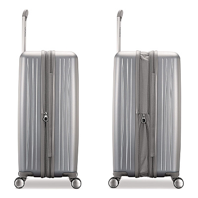 Samsonite Opto 3 Hardside Spinner Suitcase, 13.58 x 9.25 x 19.29, Silver (1470747722)