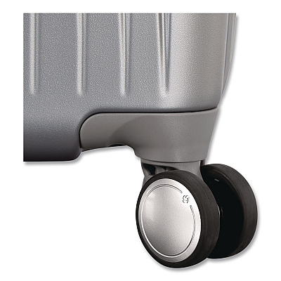 Samsonite Opto 3 Hardside Spinner Suitcase, 13.58 x 9.25 x 19.29, Silver (1470747722)