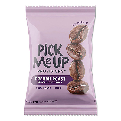 Pick Me Up Provisions French Roast Coffee Fraction Pack, 2.2 oz, 42/Carton (BHS90366)