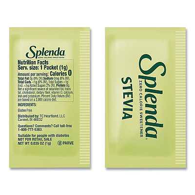 Splenda Stevia Sweetener Packet, 0.04 oz, 400/Box (HFP00613)