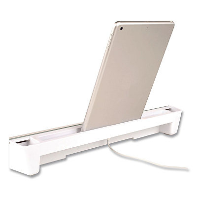Quartet Flip-Top Glass Dry Erase Desktop Pad, 18 x 6, White Surface (Q090F04R)