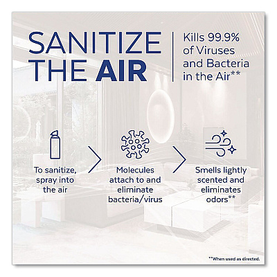 LYSOL Air Sanitizing Spray, Sunkissed Petals Scent, 10 oz Aerosol Spray (1920056148)
