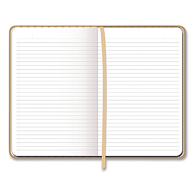 Southworth Hardcover Journal, Medium/College Rule, Assorted Cover Colors, (64) 8.25 x 5.5 Sheets, 3/Pack (91555)