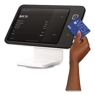 Square 2nd Generation POS Stand, 7.75 x 12.6 x 9.5, White (ASKU0837)