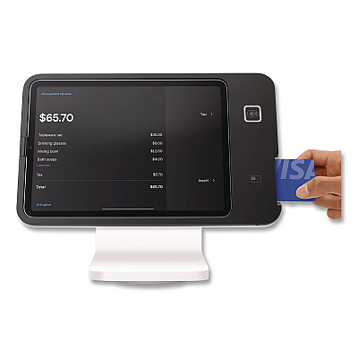 Square 2nd Generation POS Stand, 7.75 x 12.6 x 9.5, White (ASKU0837)
