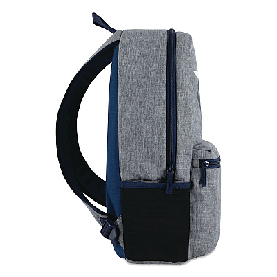3BRAND Dual Logo Laptop Compatible Backpack, Fits Devices Up to 16", 14 x 6 x 17.5, Gray/Black (9AT026G3A)