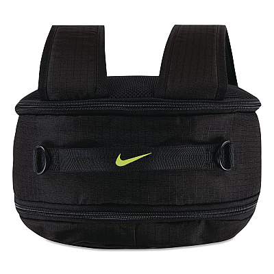 3BRAND Russell Wilson Nike Pro Laptop Backpack, Fits Devices Up to 17", 13 x 7 x 19, Black/Green (9AT047023)