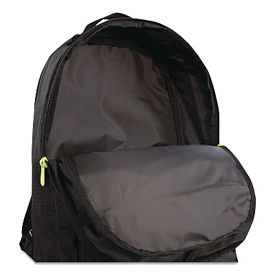 3BRAND Russell Wilson Nike Pro Laptop Backpack, Fits Devices Up to 17", 13 x 7 x 19, Black/Green (9AT047023)