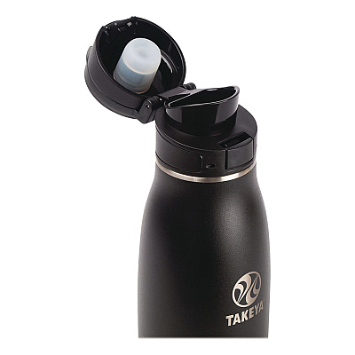 TAKEYA Traveler Stainless Steel Vacuum Insulated Travel Mug, 17 oz, Onyx (51273)