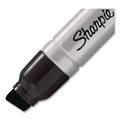 Sharpie Magnum Permanent Marker, Broad Chisel Tip, Black, 72/Carton (44001CT)