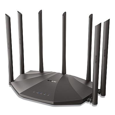 Tenda AC23 AC2100 Dual-Band Gigabit Wireless Router, 4 Ports, Dual-Band 2.4 GHz/5 GHz
