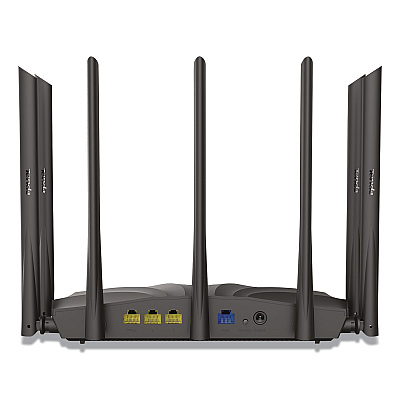 Tenda AC23 AC2100 Dual-Band Gigabit Wireless Router, 4 Ports, Dual-Band 2.4 GHz/5 GHz