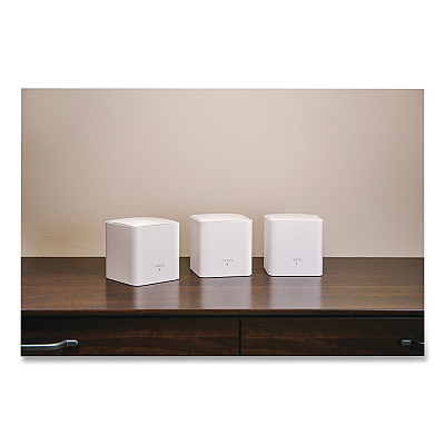 Tenda MW5G3PK AC1200 Whole-Home Mesh Wi-Fi System, 2 Ports, Dual-Band 2.4 GHz/5 GHz (NOVAMW5G3PK)