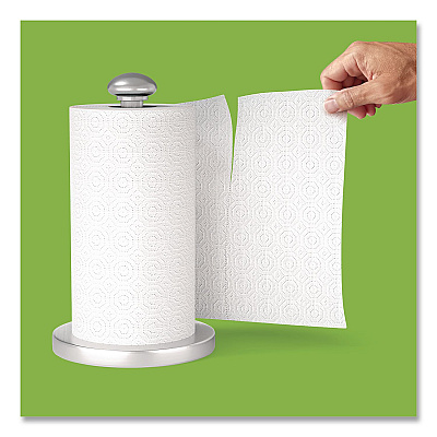 Perk Eco Recycled Paper Towels, 2-Ply, 11 x 5.9, White, 156 Sheets/Roll, 8 Rolls/Pack (PK63227)