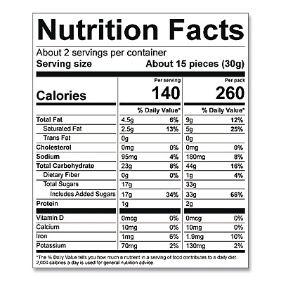 Sheila Gs Brownie Brittle Chocolate Chip Crisps, 2 oz Bag, 24/Carton (SGB01122)