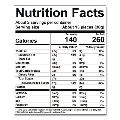 Sheila Gs Brownie Brittle Salted Caramel Brownie Snack, 2 oz Bag, 24/Carton (SGB01132)