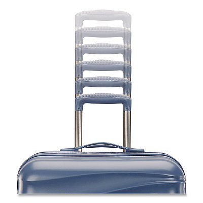 AMERICAN TOURISTER Cascade Hardside Spinner Suitcase, 17.75 x 10 x 26.75, Slate Blue (143245E264)
