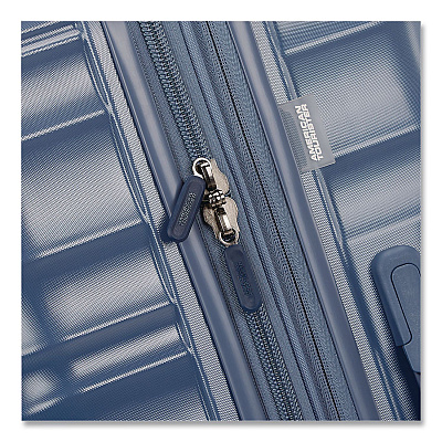 AMERICAN TOURISTER Cascade Hardside Spinner Suitcase, 17.75 x 10 x 26.75, Slate Blue (143245E264)