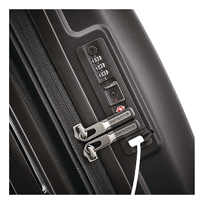 Samsonite Outline Pro Hardside Spinner Suitcase, 15 x 10 x 23, Midnight Black (1373931548)