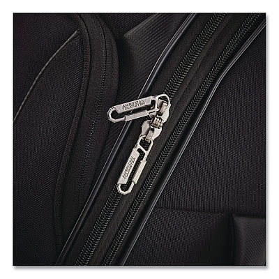 AMERICAN TOURISTER 4 KIX 2.0 Softside Spinner Suitcase, 14.5 x 9.5 x 23.5, Black (1423521041)