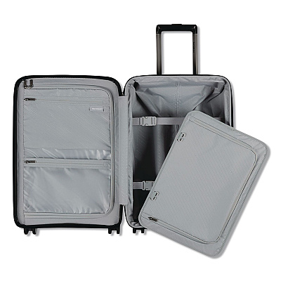 Samsonite Elevation Plus Hardside Spinner Suitcase, Fits Devices Up to 15", 15 x 10 x 23, Triple Black (1429102620)