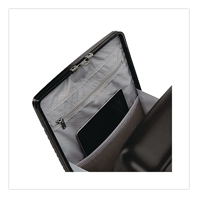 Samsonite Elevation Plus Hardside Spinner Suitcase, Fits Devices Up to 15", 15 x 10 x 23, Triple Black (1429102620)