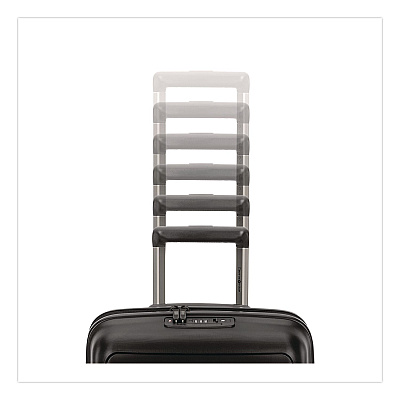 Samsonite Elevation Plus Hardside Spinner Suitcase, Fits Devices Up to 15", 15 x 10 x 23, Triple Black (1429102620)