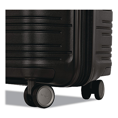 Samsonite Elevation Plus Hardside Spinner Suitcase, Fits Devices Up to 15", 15 x 10 x 23, Triple Black (1429102620)